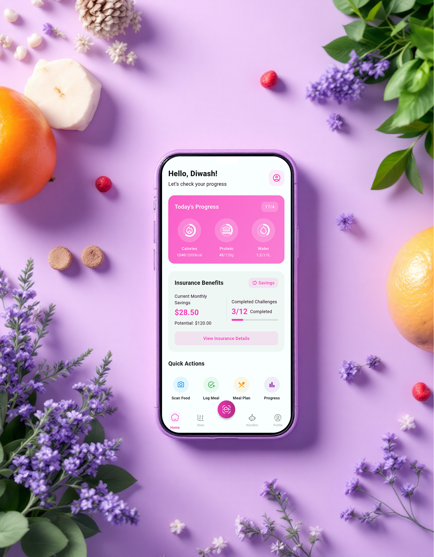 NutriAI App Preview